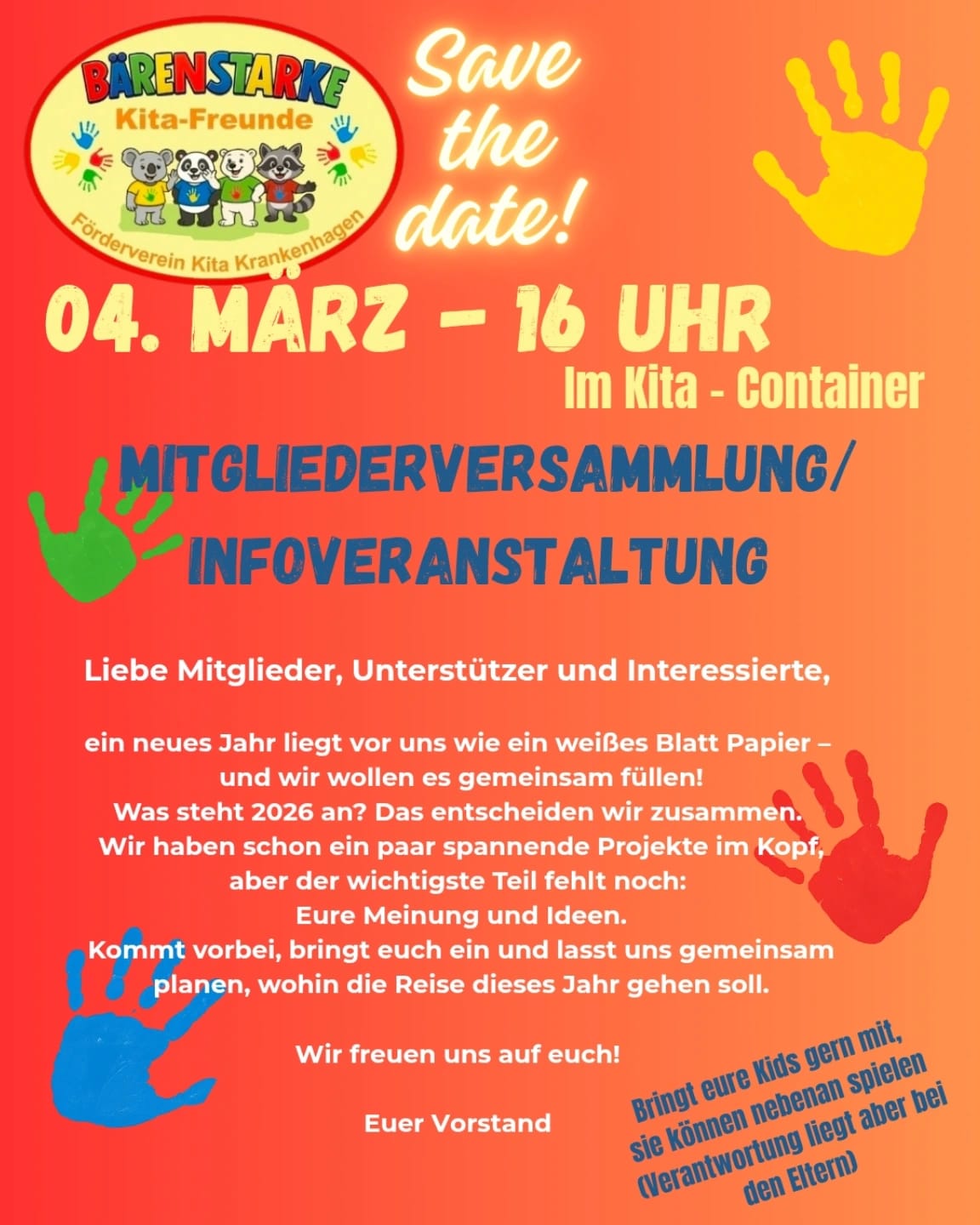 Einladung zur Mitgliederversammlung am 04.03.2026